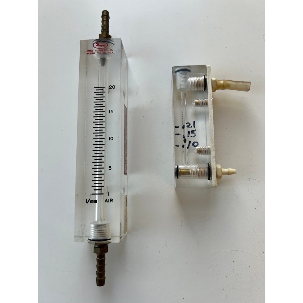 2 Acrylic Flowmeter Valves Dwyer Instruments VFB-67-EC VFB Series S30B